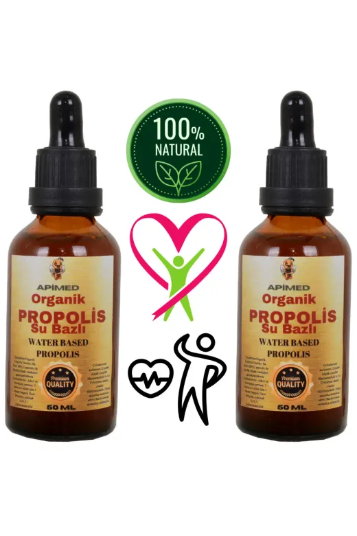 APİMED GFNVB352342 Propolis (Su Bazli 2*50Ml) Ekonomik Paket