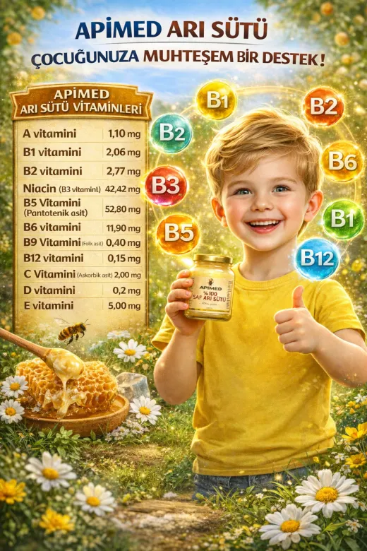 APİMED HBDFXC54 Saf Arı Sütü (3000Gr)– Doğal, Taze Ve Soğuk Zincirli Gönderim | Enerji Ve Bağışıklık Desteği