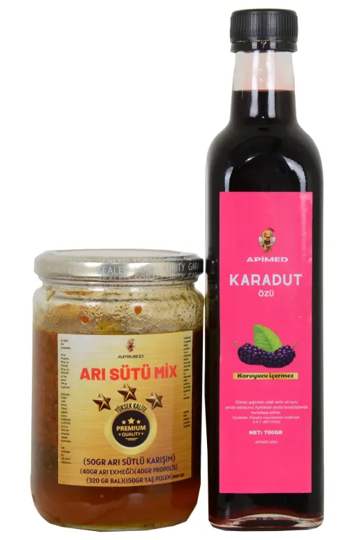 APİMED HRBLCN107 Karadut Özü (700Gr) Ve Arisütümix (600Gr) Avantajli Set