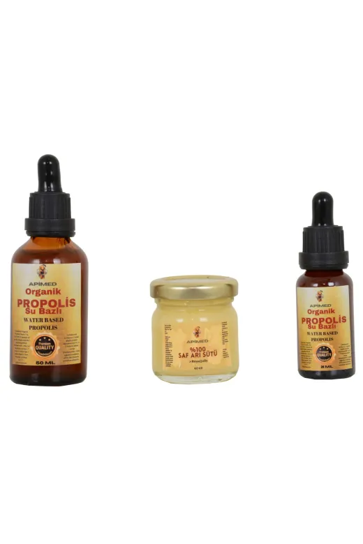 APİMED SADS432 Propolis Su Bazli(20Ml)+Ari Sütü(40Gr)+Propolis Su Bazli(50Gr)