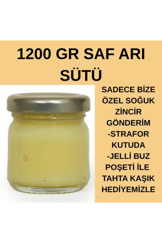 APİMED SASDAS2342 Saf Ari Sütü(1200 Gr) – Doğal, Taze Ve Soğuk Zincirli Gönderim
