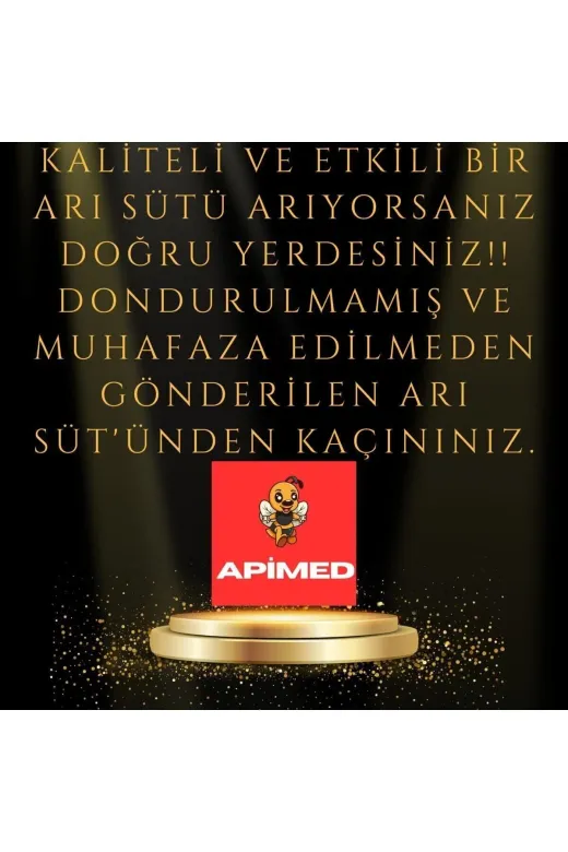 APİMED SDFSD1342 Arı Sütü (40Gr) (Plastik Kapak) Ve Arı Sütü (100Gr)