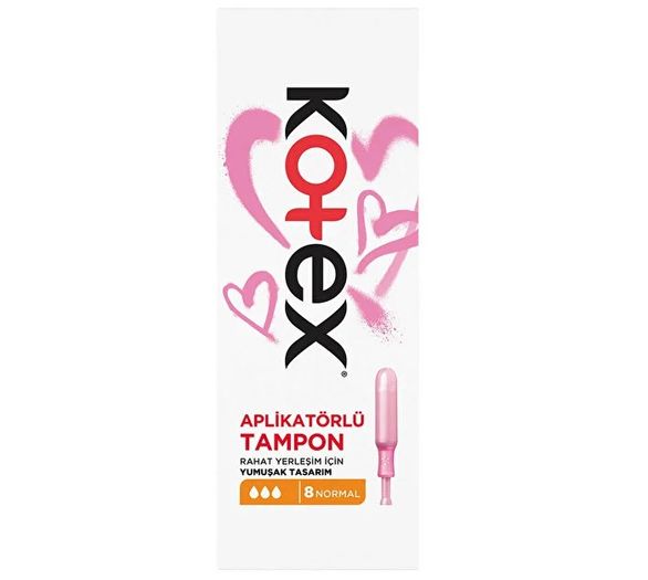 Aplikatörlü Tampon 8 Adet Normal Tekli Pk
