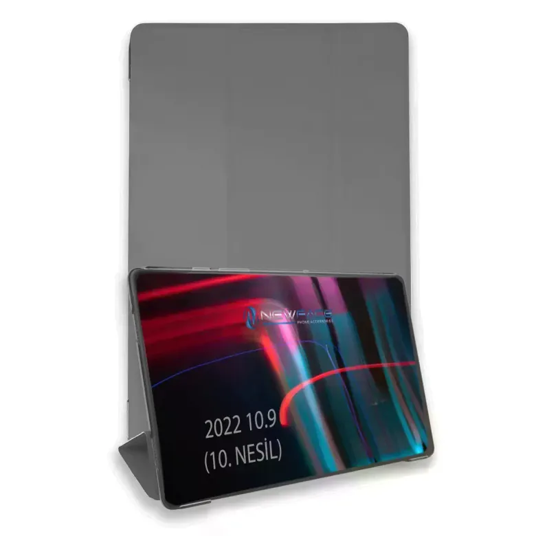 Apple İpad 2022 10.9 (10.nesil) Kılıf Tablet Smart Kılıf - Koyu Gri