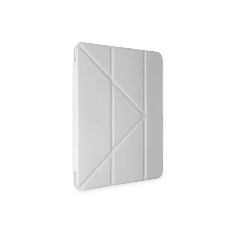 Apple İpad 9.7 (2018) Kılıf Kalemlikli Mars Tablet Kılıfı - Gri