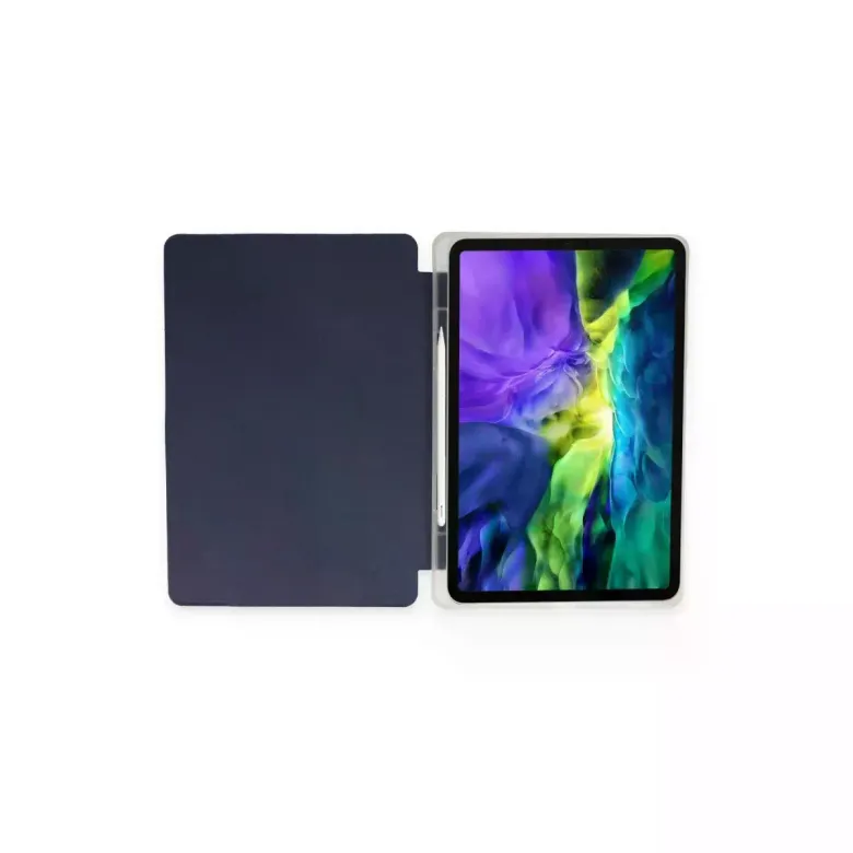 Apple İpad Air 4 10.9 Kılıf Kalemlikli Mars Tablet Kılıfı - Lacivert