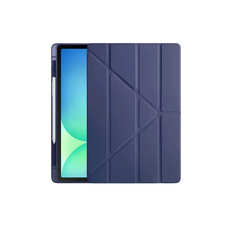 Apple İpad Pro 11 (2024) Kılıf Kalemlikli Hugo Tablet Kılıfı - Lacivert