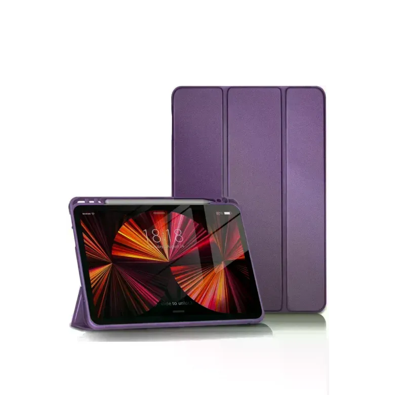 Apple iPad Pro 11 (2024) Kılıf Tablet Smart Kılıf - Mor