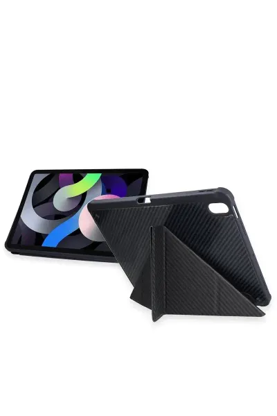 Apple iPad Pro 13 (2024) Kılıf Color Karbon Tablet Kılıfı - Siyah