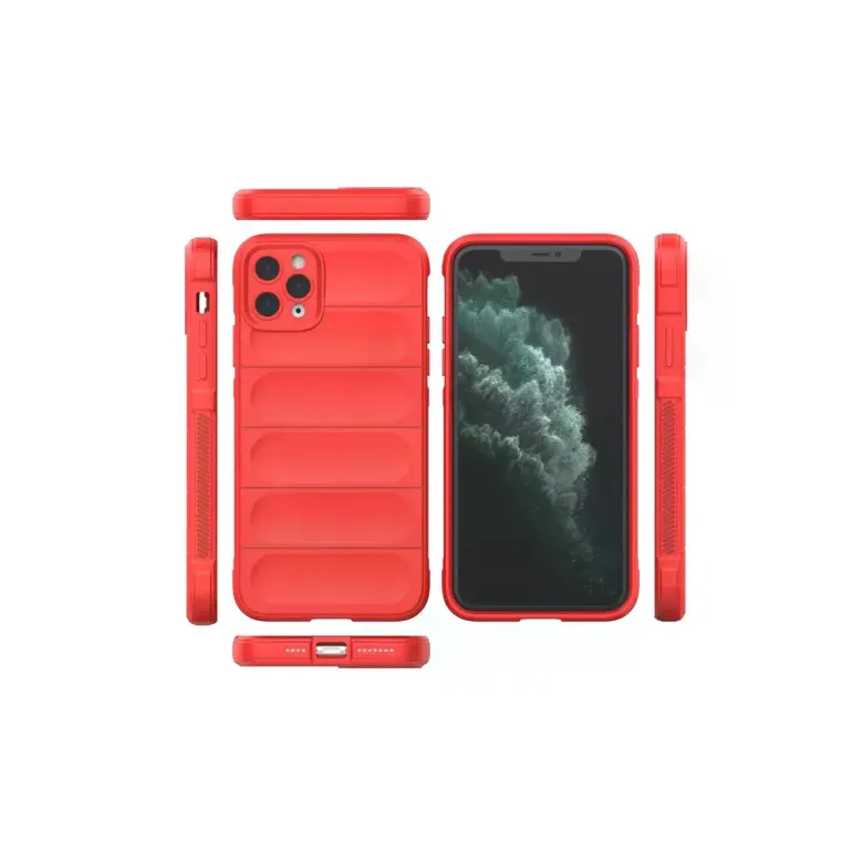 Apple İphone 11 Pro Max Kılıf Optimum Silikon - Kırmızı