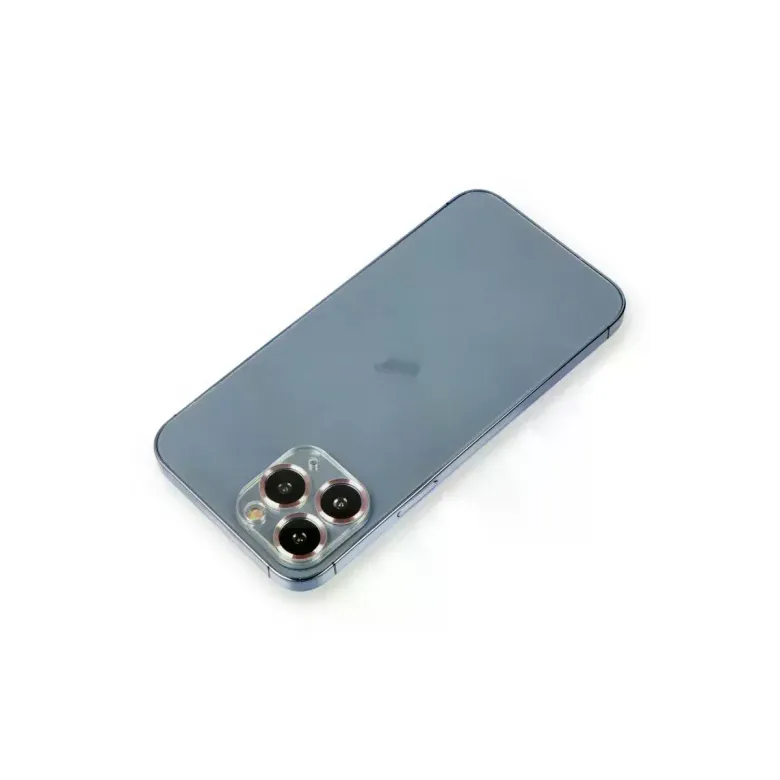 Apple iPhone 11 Pro Max Metal Kamera Lens Koruma Cam - Mor