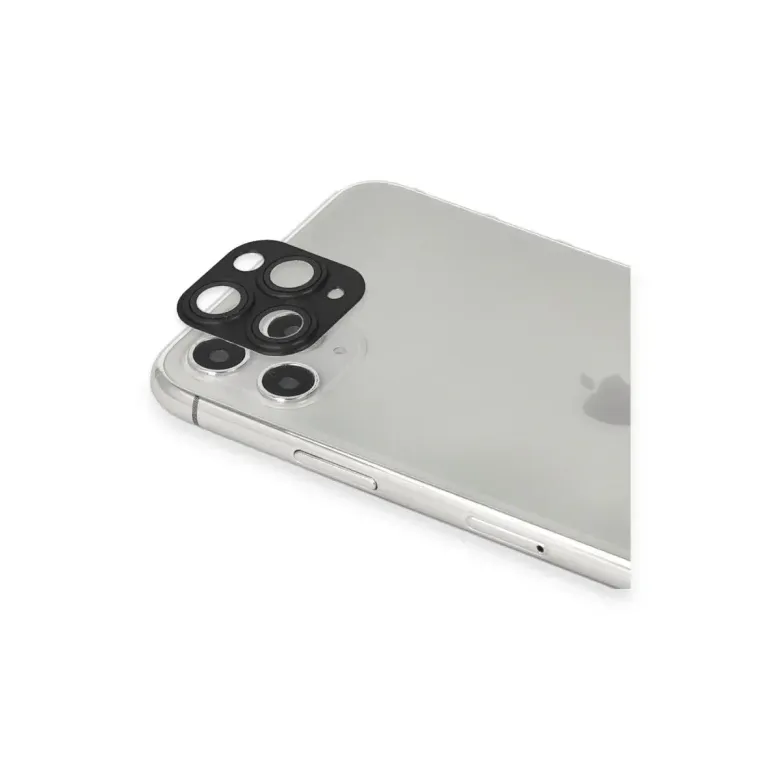 Apple İphone 11 Pro Max Pers Alünyum Kamera Lens - Siyah