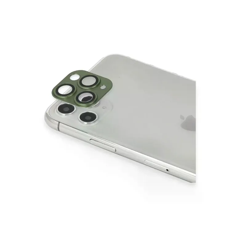 Apple İphone 11 Pro Max Pers Alünyum Kamera Lens - Yeşil