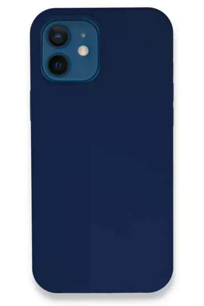 Apple iPhone 12 Kılıf Lansman Legant Silikon - Lacivert