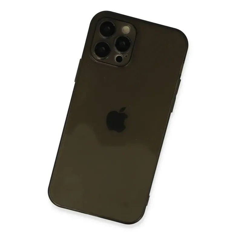 Apple İphone 12 Pro Kılıf Fly Lens Silikon - Siyah