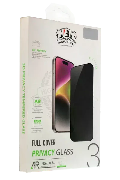 Apple iPhone 12 Pro Max Bilvis 3D Hayalet Cam Ekran Koruyucu
