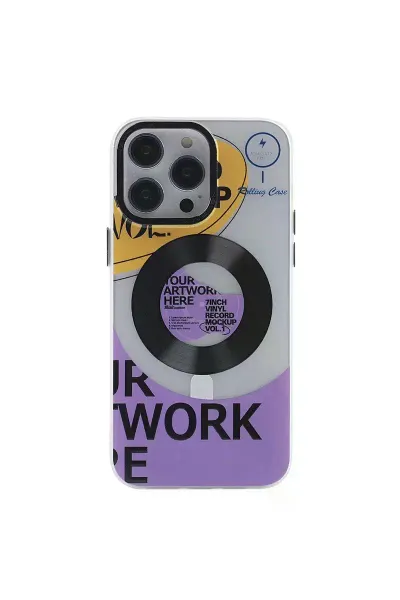 Apple iPhone 12 Pro Max Kılıf Apollo Magneticsafe Desenli Kapak - Apollo Şeffaf - 6