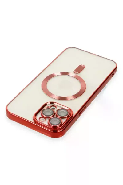 Apple iPhone 12 Pro Max Kılıf Kross Magneticsafe Kapak - Kırmızı