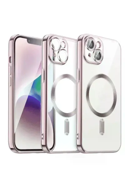 Apple iPhone 13 Kılıf Kross Magneticsafe Kapak - Rose