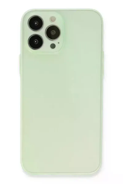 Apple iPhone 13 Pro Kılıf Puma Silikon - Açık Yeşil