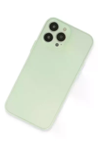 Apple iPhone 13 Pro Kılıf Puma Silikon - Açık Yeşil