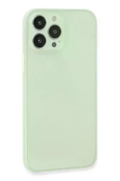 Apple iPhone 13 Pro Kılıf Puma Silikon - Açık Yeşil