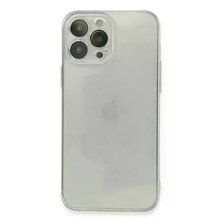 Apple İphone 13 Pro Max Kılıf Fly Lens Silikon - Şeffaf