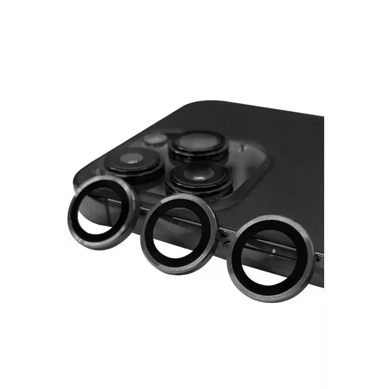 Apple iPhone 13 Pro Max Raze Metal Kamera Lens - Gri
