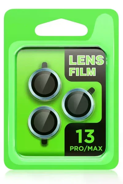 Apple iPhone 13 Pro Max Raze Metal Kamera Lens - Gümüş