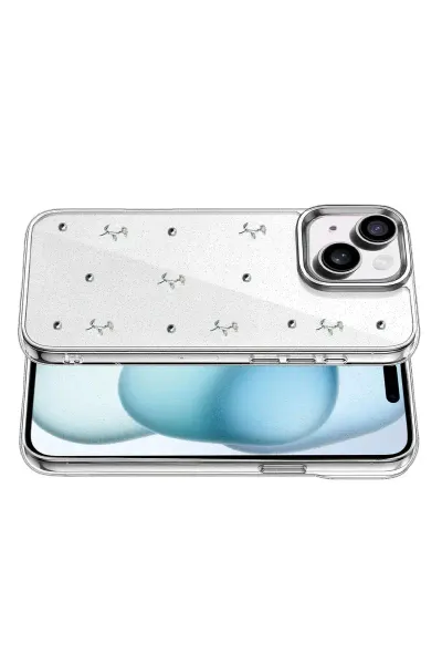 Apple iPhone 14 Fiyonk Desenli Kapak - Desen 4