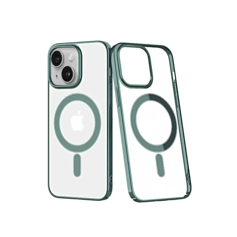 Apple iPhone 14 Plus Kılıf Element Magneticsafe Sert Kapak - Köknar Yeşili