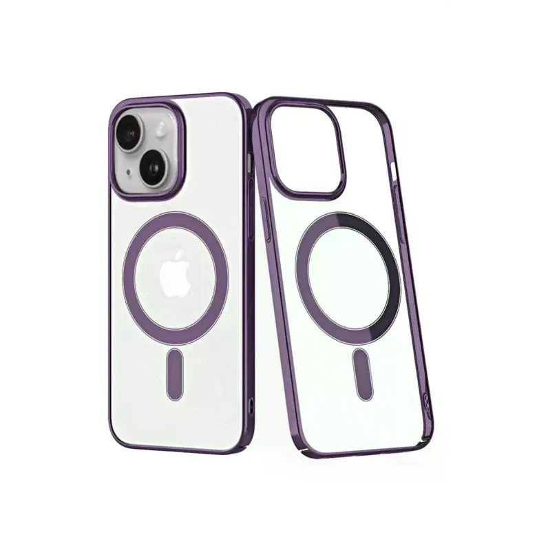 Apple iPhone 14 Plus Kılıf Element Magneticsafe Sert Kapak - Mor