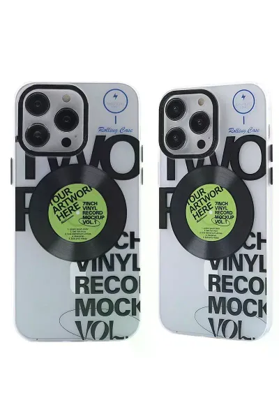 Apple iPhone 14 Pro Kılıf Apollo Magneticsafe Desenli Kapak - Apollo Şeffaf - 5
