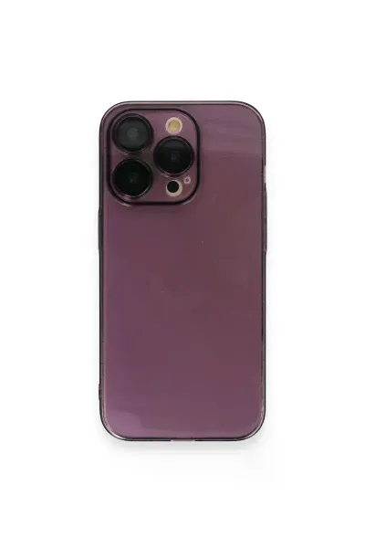 Apple iPhone 14 Pro Kılıf Armada Lensli Kapak - Derin Mor