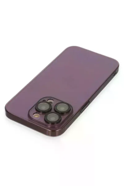 Apple iPhone 14 Pro Kılıf Armada Lensli Kapak - Derin Mor