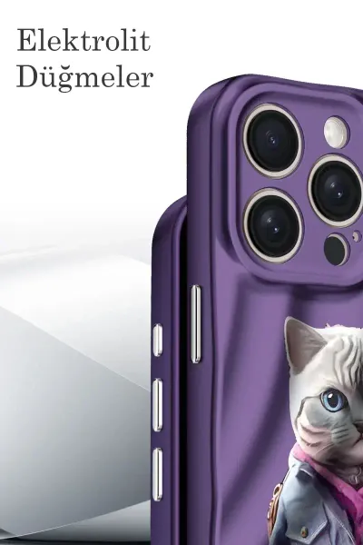 Apple iPhone 14 Pro Kılıf Crew Desenli Kapak - Çiçek