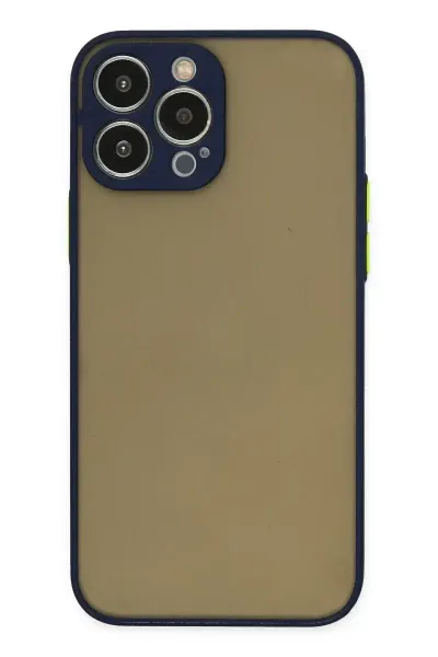 Apple iPhone 14 Pro Kılıf Montreal Silikon Kapak - Lacivert