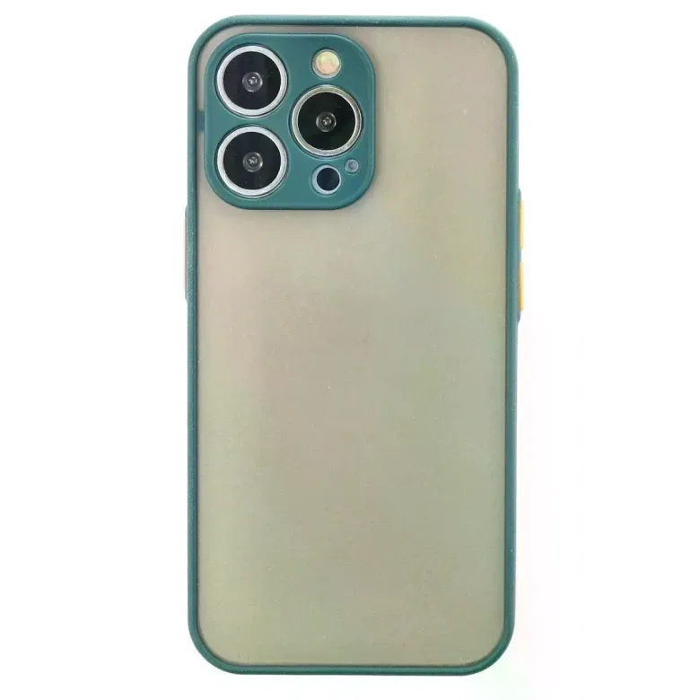 Apple iPhone 14 Pro Kılıf Montreal Silikon Kapak - Yeşil