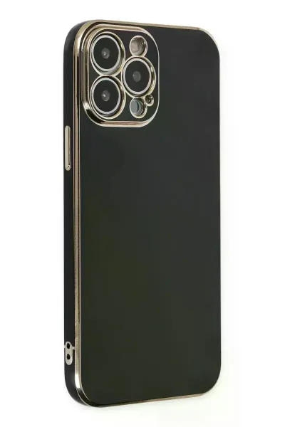 Apple iPhone 14 Pro Kılıf Volet Silikon - Siyah