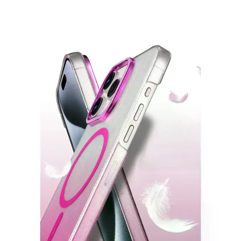 Apple İphone 14 Pro Max Glossy Magsafe Kapak - Siyah
