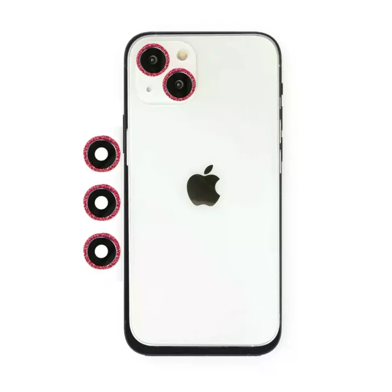 Apple iPhone 14 Shine Kamera Lens - Kırmızı