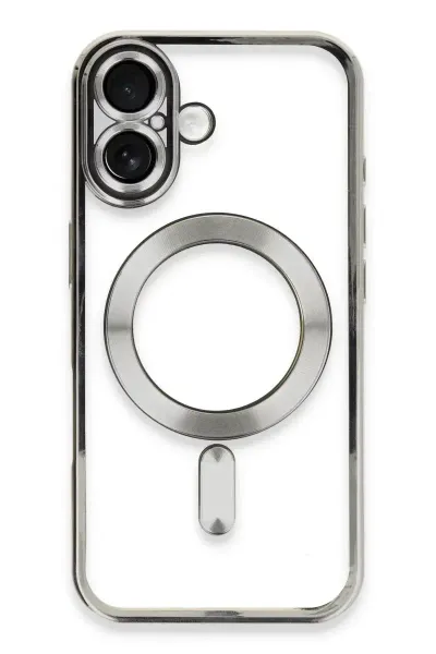 Apple iPhone 16 Kılıf Kross Magneticsafe Kapak - Gümüş