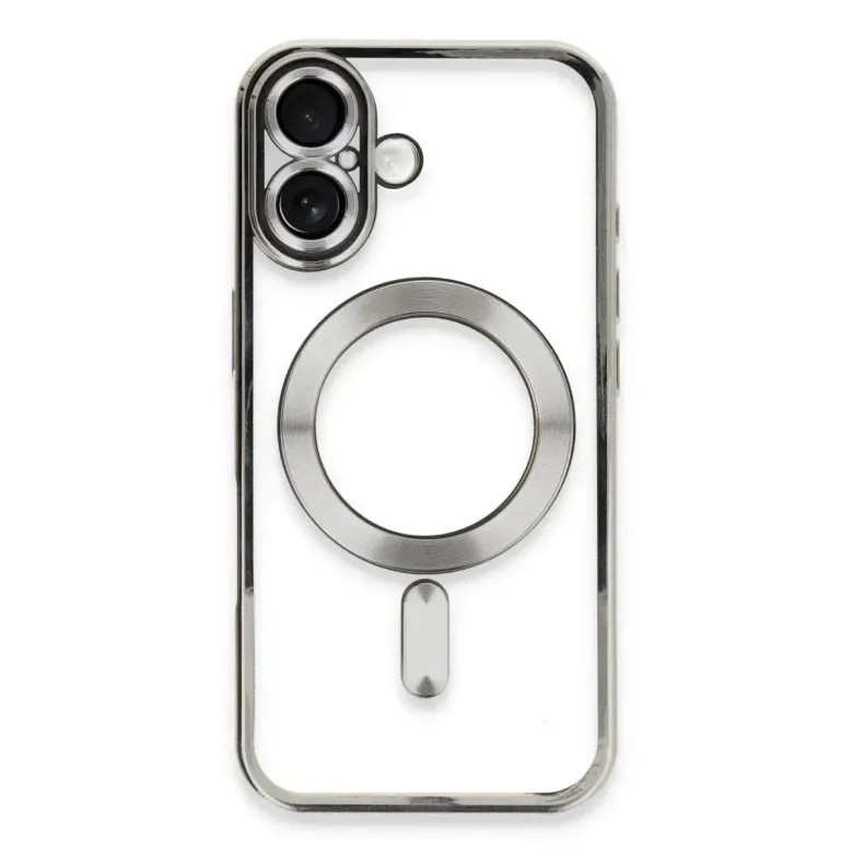 Apple iPhone 16 Kılıf Kross Magneticsafe Kapak - Gümüş