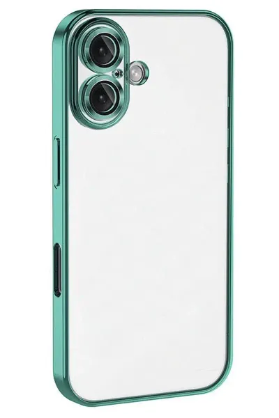 Apple iPhone 16 Plus Kılıf Razer Lensli Silikon - Turkuaz