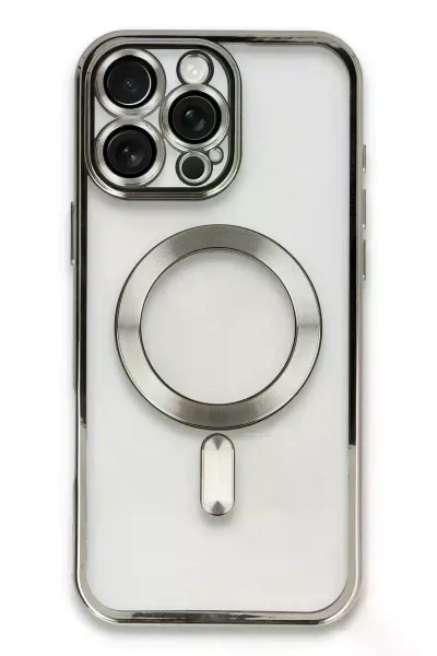 Apple iPhone 16 Pro Kılıf Kross Magneticsafe Kapak - Titan Gri