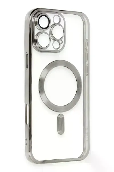 Apple iPhone 16 Pro Kılıf Kross Magneticsafe Kapak - Titan Gri