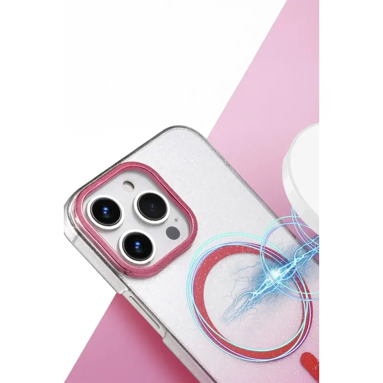 Apple İphone 16 Pro Max Glossy Magsafe Kapak - Mavi