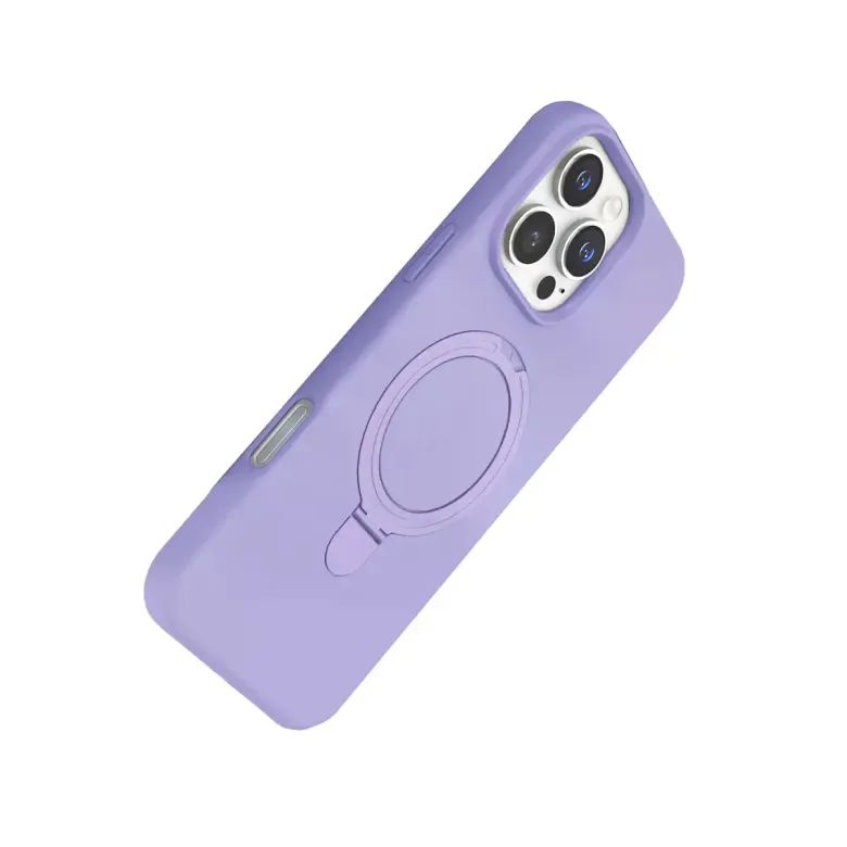 Apple İphone 16 Pro Regal Magsafe Standlı Kapak - Lila
