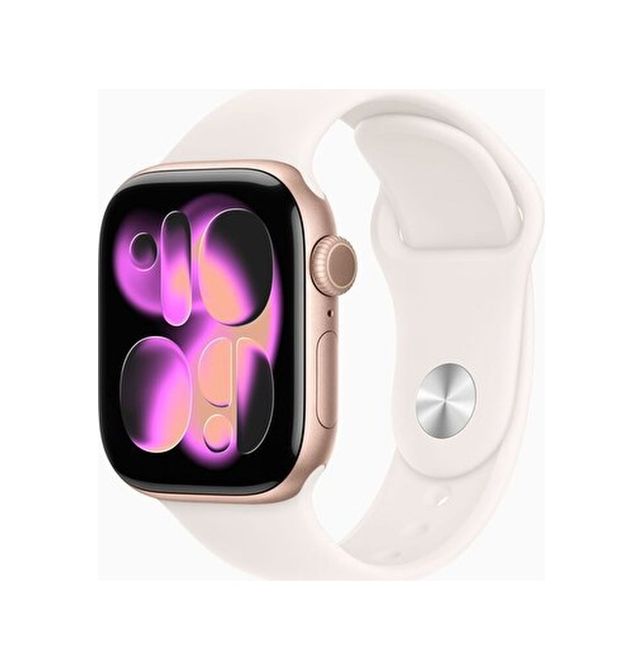 Apple Watch Seri 11 42  MEU44TU/A Akıllı Saat M-L Spor Kordon (Apple Türkiye Garantili) Rose Gold