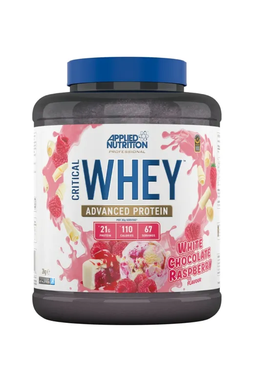 applied nutrition app5 Critical Whey Beyaz Çikolata Ahududu Aromalı 2Kg Kas Gelişimi Yüksek Destekleyici